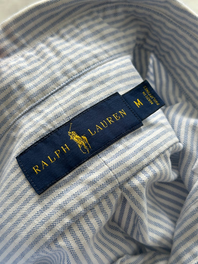 Ralph Lauren Vertical Stripe Long Sleeve Shirt (M)