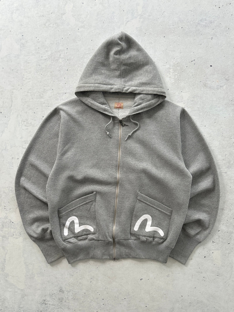 Evisu Gull Wing Zip Up Hoodie (M)