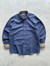 00's Burberry Nova Check Long Sleeve Shirt (XL)