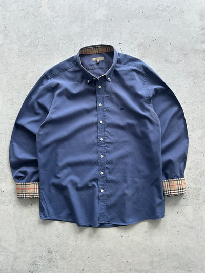 00's Burberry Nova Check Long Sleeve Shirt (XL)