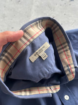 00's Burberry Nova Check Long Sleeve Shirt (XL)