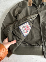 Barbour wax Steve McQueen Rectifier Zip Up Harrington Jacket (M)