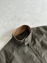 Barbour wax Steve McQueen Rectifier Zip Up Harrington Jacket (M)