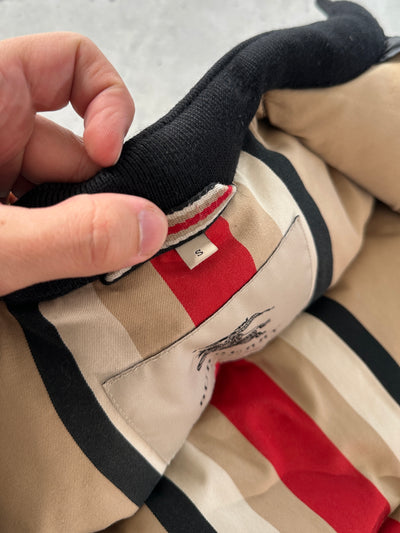 Burberry Down Fill Zip Up Puffer Jacket (S)