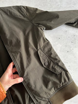 Barbour wax Steve McQueen Rectifier Zip Up Harrington Jacket (M)