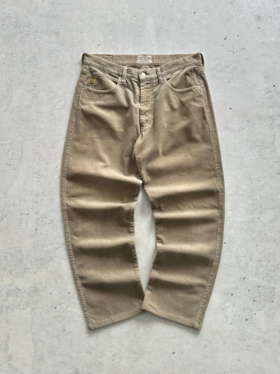 Vintage Armani Jeans Straight Leg Corduroy Trousers (W34 x L30)