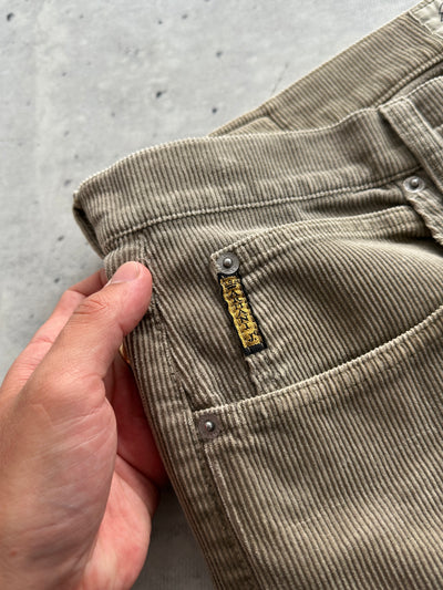 Vintage Armani Jeans Straight Leg Corduroy Trousers (W34 x L30)