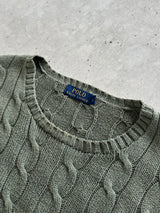 Ralph Lauren Crewneck Cable Knit Jumper (XL)