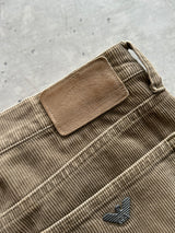 Vintage Armani Jeans Straight Leg Corduroy Trousers (W34 x L30)