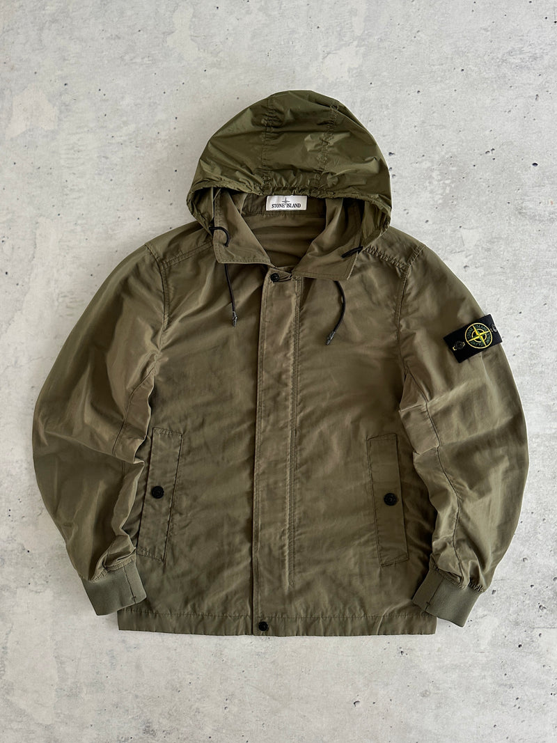 SS/21 Stone Island Micro Reps Zip Up Jacket (S)