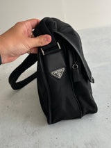 Prada Nylon Buckle Crossbody / Messenger Bag (One Size)