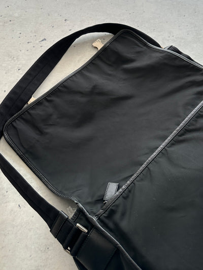Prada Nylon Buckle Crossbody / Messenger Bag (One Size)