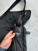 Prada Nylon Buckle Crossbody / Messenger Bag (One Size)