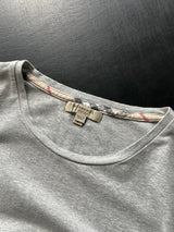 Vintage Burberry Nova Check Detail T Shirt (Women's M)