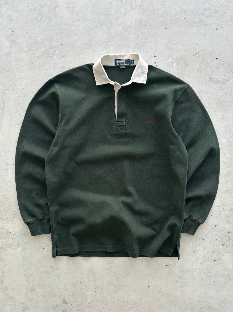 90's Ralph Lauren Heavyweight Rugby Shirt (M)