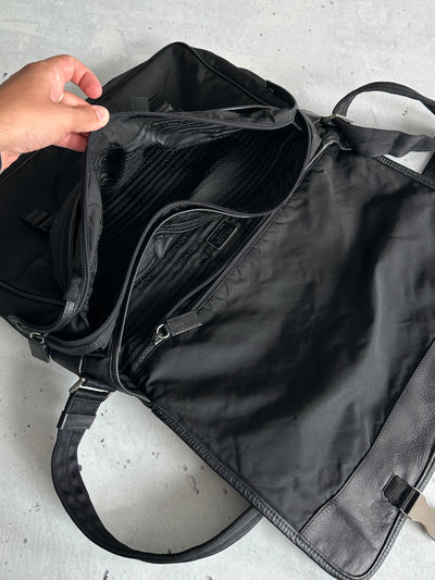 Prada Nylon Buckle Crossbody / Messenger Bag (One Size)