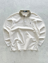90's Ralph Lauren Heavyweight Rugby Shirt (L)