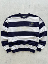 80's Chemise Lacoste Stripe Pullover Jumper (L)