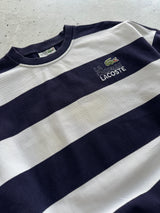 80's Chemise Lacoste Stripe Pullover Jumper (L)