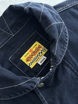 90's Energie Fireman clasp contrast stitch canvas Jacket (L)