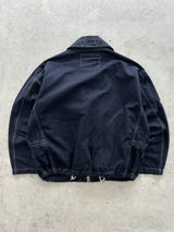90's Energie Fireman clasp contrast stitch canvas Jacket (L)