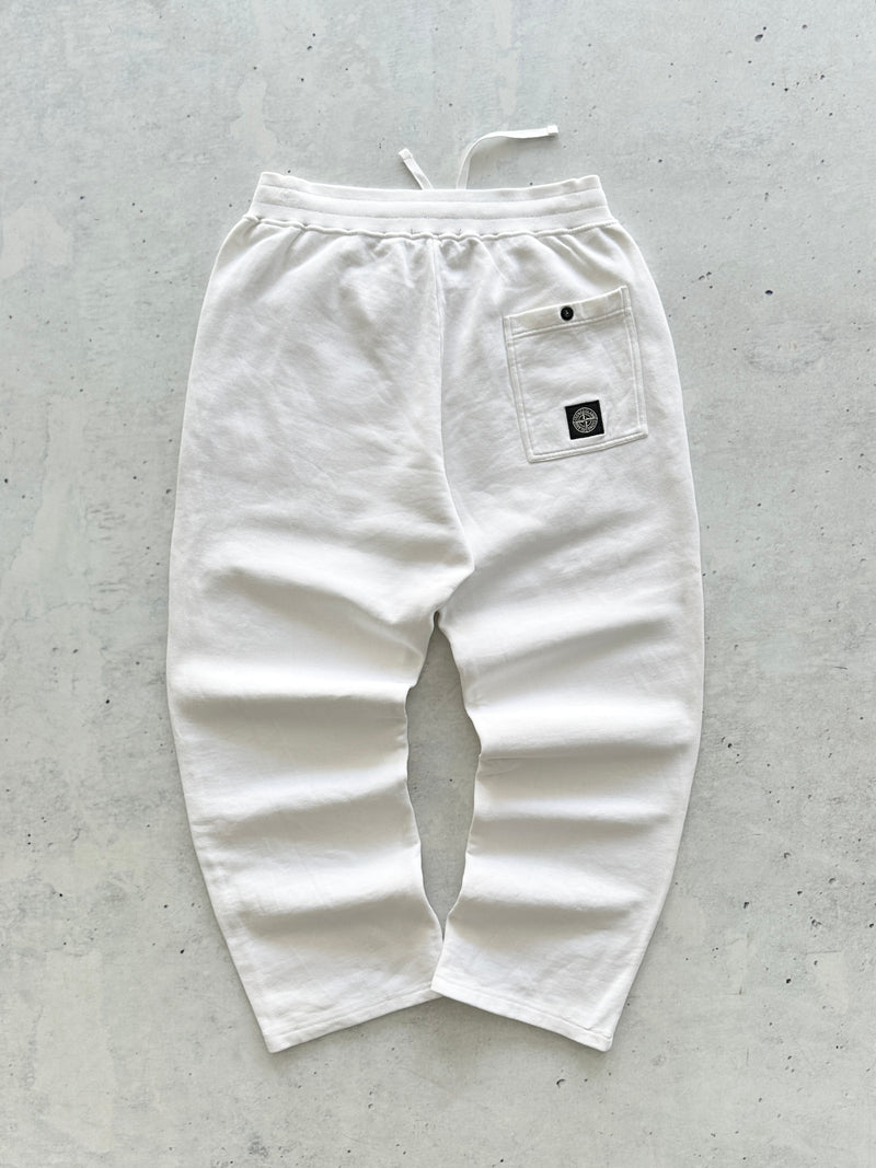 00's Stone Island Patch Logo Heavyweight Sweat Pants (S/M)