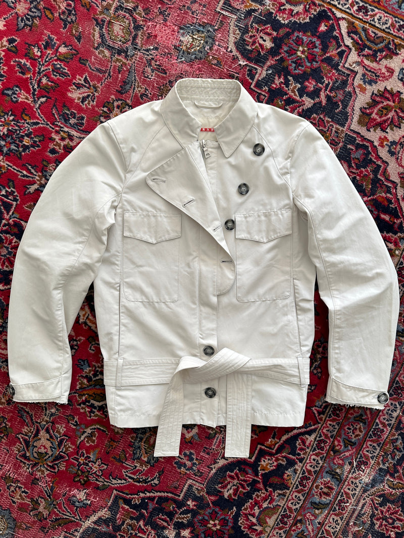 00's Prada belted Jacket (Women's S)