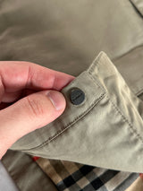 90's Burberry Nova Check Camden Car Coat (L)