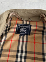 90's Burberry Nova Check Camden Car Coat (L)