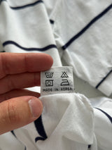 Vintage Christian Dior Embroidered Logo Stripe Polo Shirt (XL)
