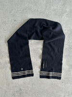00's Stone Island Denims marina Stripe Wool Scarf (One Size)