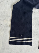 00's Stone Island Denims marina Stripe Wool Scarf (One Size)