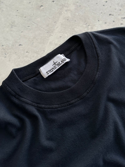 Stone Island Patch Logo Front Pocket T Shirt (S)