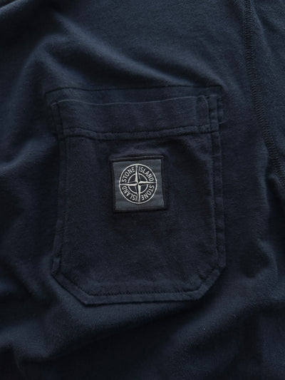 Stone Island Patch Logo Front Pocket T Shirt (S)