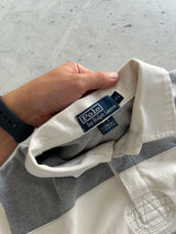 90's Ralph Lauren Heavyweight Stripe Rugby Shirt (XL)