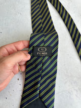 Vintage Fendi Stripe Silk Tie (One Size)