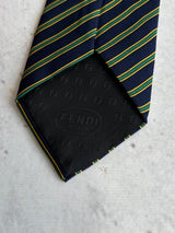 Vintage Fendi Stripe Silk Tie (One Size)