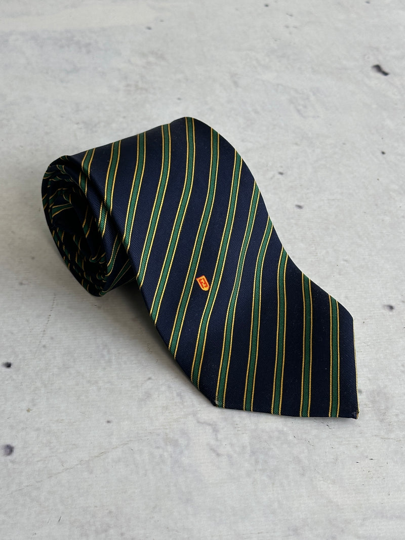 Vintage Fendi Stripe Silk Tie (One Size)