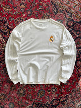 Adidas Trefoil Real Madrid Heavyweight Long Sleeve T Shirt (M)