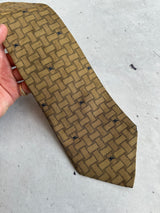 Vintage Burberry Silk Patterned Tie (One Size)