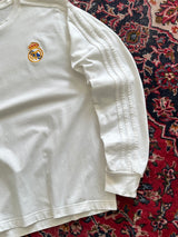 Adidas Trefoil Real Madrid Heavyweight Long Sleeve T Shirt (M)