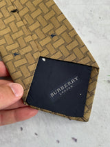 Vintage Burberry Silk Patterned Tie (One Size)