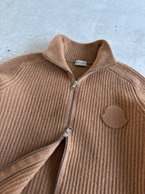 Moncler Tricot Cashmere Chunky Knit Zip Up Jumper / Cardigan (S)