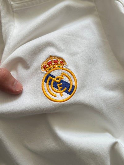 Adidas Trefoil Real Madrid Heavyweight Long Sleeve T Shirt (M)