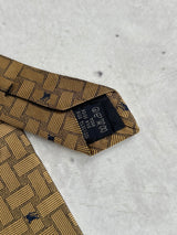 Vintage Burberry Silk Patterned Tie (One Size)