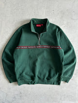 AW/16 Supreme World Famous 1/4 Zip Sweatshirt (L)
