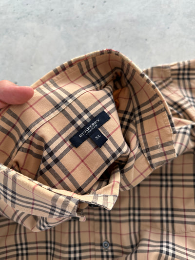Burberry Nova Check Long Sleeve Shirt (XL)