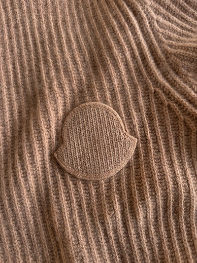 Moncler Tricot Cashmere Chunky Knit Zip Up Jumper / Cardigan (S)