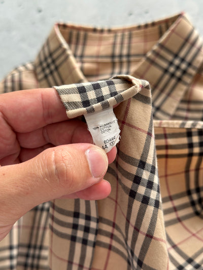 Burberry Nova Check Long Sleeve Shirt (XL)