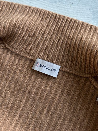 Moncler Tricot Cashmere Chunky Knit Zip Up Jumper / Cardigan (S)